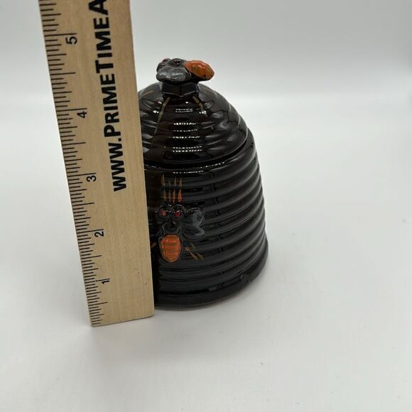 Vintage Honey Pot Japan DAR Brown with Bee - Picture 11 of 11